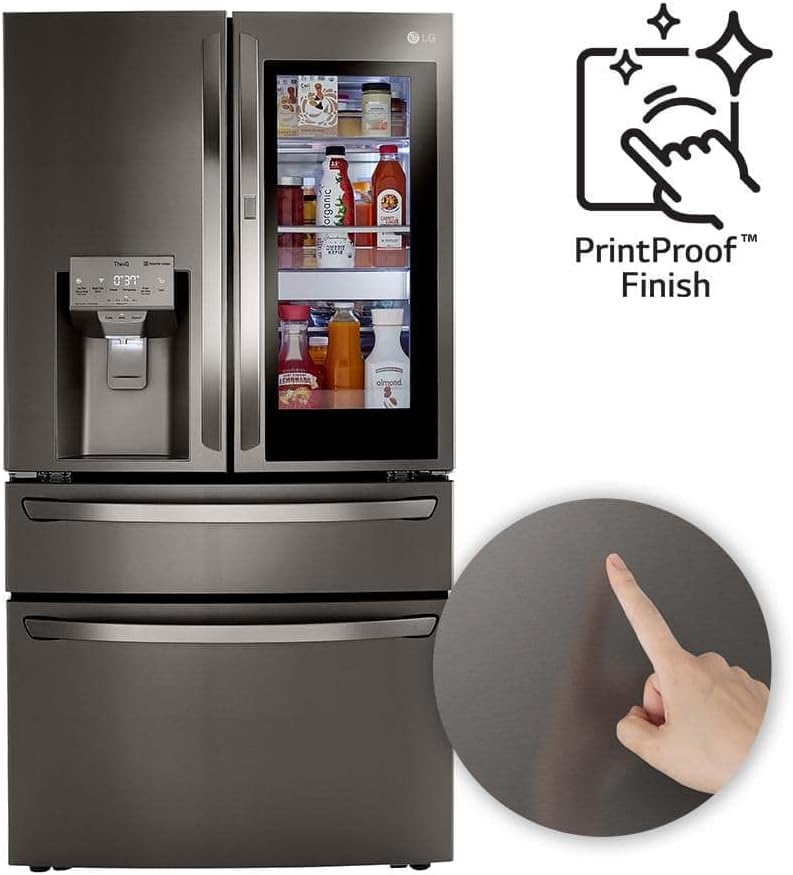 LG 23 cu. ft. Smart wi-fi Enabled InstaView™ Door-in-Door® Counter-Depth Refrigerator with Craft Ice™ Maker