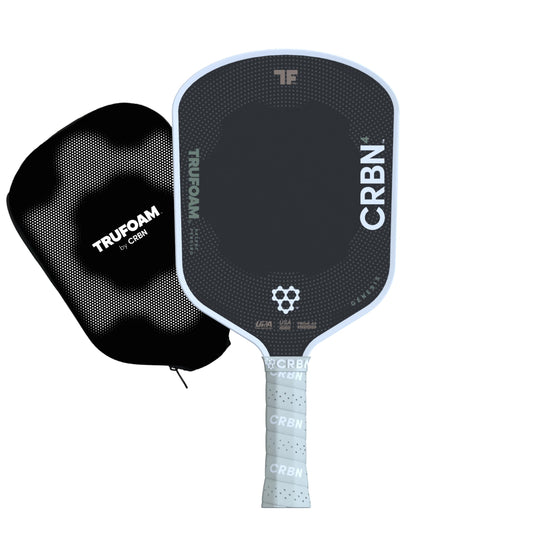 CRBN Pickleball - TruFoam Genesis - Carbon Fiber Pickleball Paddle - First-Ever 100% Foam Core Performance Paddle