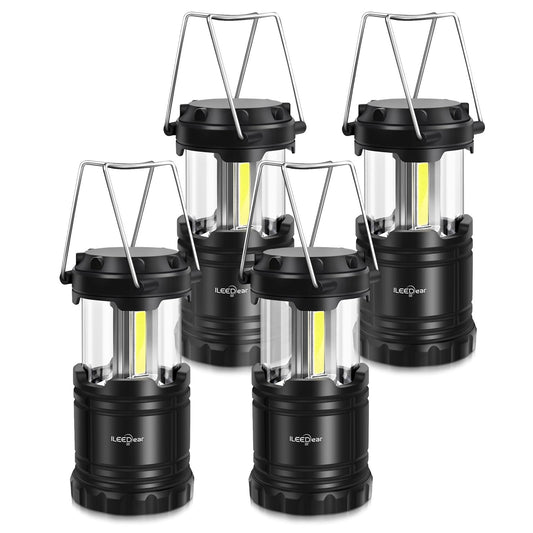 LED Camping Lantern, Battery Operated, 2 Pack