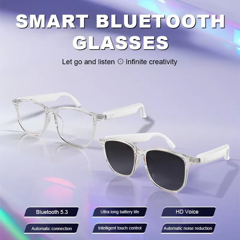 SoundSight Smart Glasses – Bluetooth Sunglasses with Built-In Earphones, UV400 Polarized Lenses & Hands-Free Calling