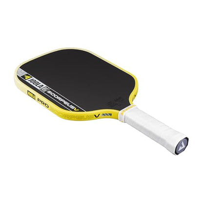 JOOLA Pro V Pickleball Paddle - 14mm/16mm - Raw Carbon Fiber Textured Surface - Enhanced Frame & Propulsion Core, USAPA & UPA-A Certified, NFC Chip Enabled, Premium Control & Lightweight Performance