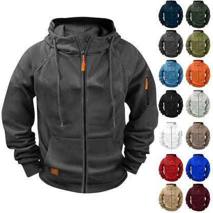 Bearskin Tactical Hoodie,Zip Up Hoodie Men Tactical Hoodies Long Sleeve Workout Sweatshirt sudaderas para hombre de trabajo