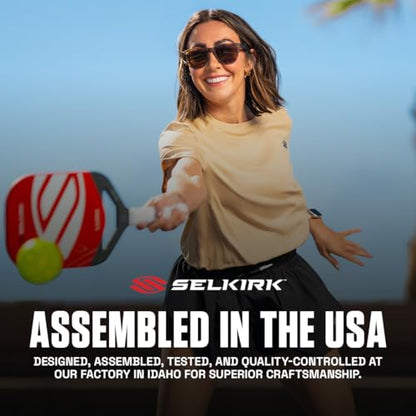 Selkirk Sport LUXX Control Pickleball Paddles | Carbon Fiber Pickleball Paddle with Polypropylene X7 Core | InfiniGrit Surface Technology