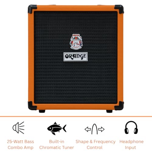 Orange Crush Bass 100W Bass Guitar Combo Amp, Orange
