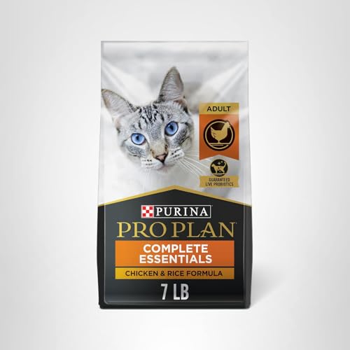Purina Pro Plan High Protein Cat Food With Probiotics for Cats, Chicken and Rice Formula - 16 lb. Bag