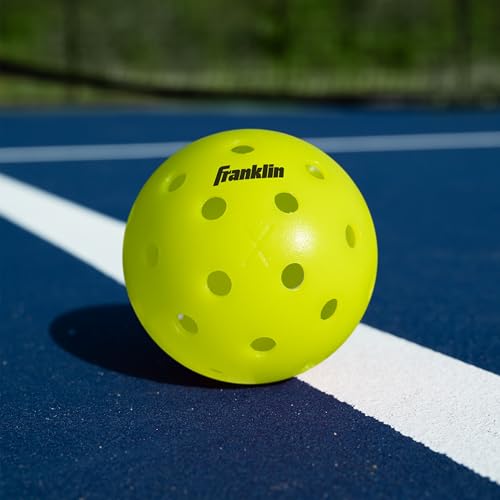 Franklin Sports X-40 Outdoor Pickleballs - Official Ball of USA Pickleball, APP Tour + US Open - Regulation Size