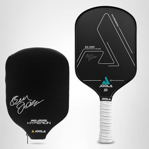 JOOLA Ben Johns Hyperion CFS Pickleball Paddle – Carbon Surface with High Grit & Spin, Elongated Handle, USAPA Approved Ben Johns Paddle