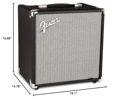 Fender Rumble 40 V3 Bass Amp for Bass Guitar, 40 Watts, with 2-Year Warranty Speaker, with Overdrive Circuit and Mid-Scoop Contour Switch