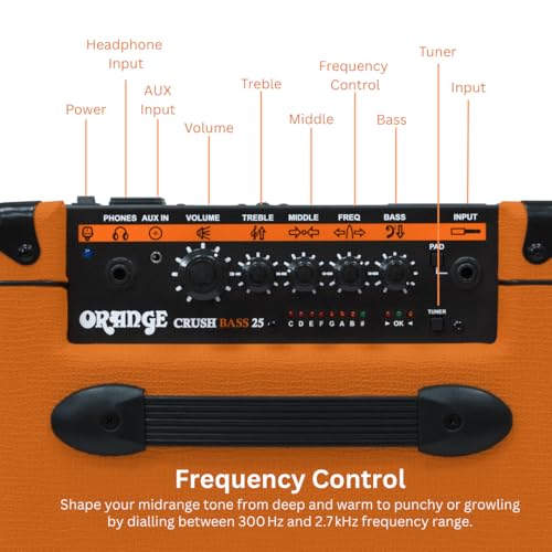 Orange Crush Bass 100W Bass Guitar Combo Amp, Orange