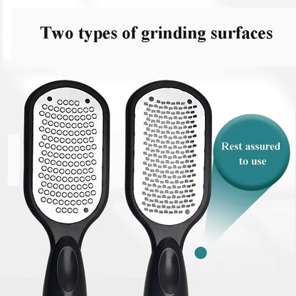 SilkyStep Pro – Double-Sided Stainless Steel Foot File for Callus & Dead Skin Removal