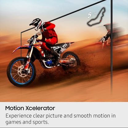 Samsung 43-Inch Class Crystal UHD U8000F 4K Smart TV (2025 Model) Endless Free Content, Crystal Processor 4K, MetalStream Design, Knox Security, Alexa Built-in