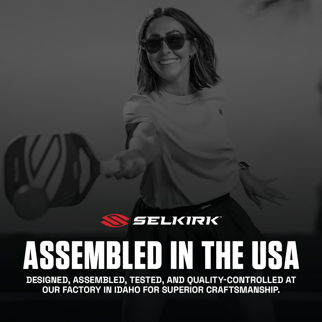Selkirk Sport LUXX Control Pickleball Paddles | Carbon Fiber Pickleball Paddle with Polypropylene X7 Core | InfiniGrit Surface Technology