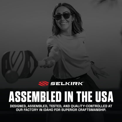 Selkirk Sport LUXX Control Pickleball Paddles | Carbon Fiber Pickleball Paddle with Polypropylene X7 Core | InfiniGrit Surface Technology