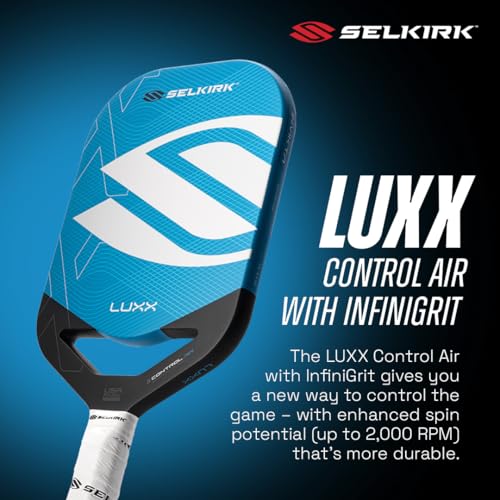 Selkirk Sport LUXX Control Pickleball Paddles | Carbon Fiber Pickleball Paddle with Polypropylene X7 Core | InfiniGrit Surface Technology