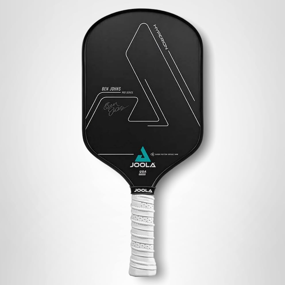 JOOLA Ben Johns Hyperion CFS Pickleball Paddle – Carbon Surface with High Grit & Spin, Elongated Handle, USAPA Approved Ben Johns Paddle