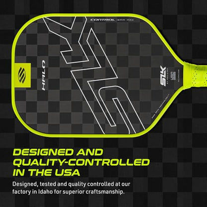 Selkirk Sport SLK Halo Raw Carbon Fiber Pickleball Paddle | Designed in The USA | Choose The T700 Raw Carbon Fiber Power, 18k Ultraweave Control, or Aramid Fiber Linkweave Thermoformed Pro