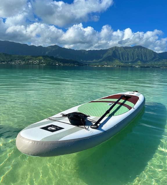 Roc Inflatable Stand Up Paddle Board 10' 6" with Premium SUP Paddle Board Accessories, Wide Stable Design, Non-Slip Comfort Deck for Youth & Adults