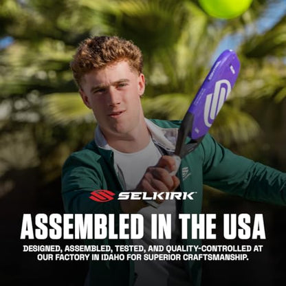 Selkirk Sport LUXX Control Pickleball Paddles | Carbon Fiber Pickleball Paddle with Polypropylene X7 Core | InfiniGrit Surface Technology
