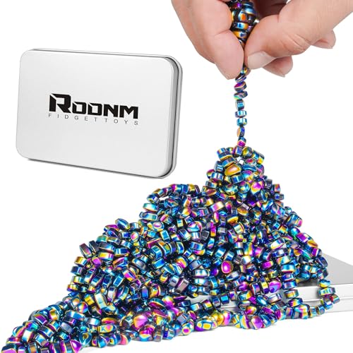 Fidget Toys, 550 PCS Magnetic Putty Sensory Toys for Stress Relief, Anxiety, Autism & ADHD, Colorful DIY Desk Fidget Toys for Teens & Adults, Office Toys Gifts for Men & Women