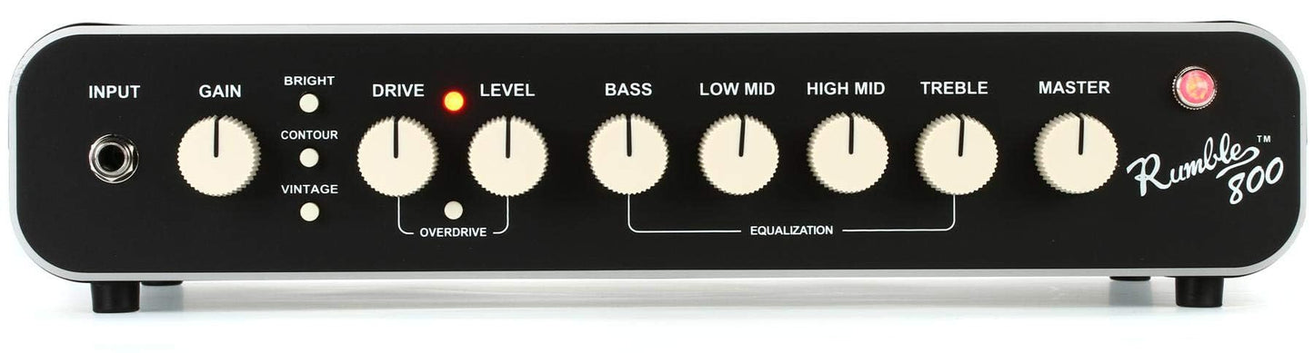 Fender Rumble 40 V3 Bass Amp for Bass Guitar, 40 Watts, with 2-Year Warranty Speaker, with Overdrive Circuit and Mid-Scoop Contour Switch