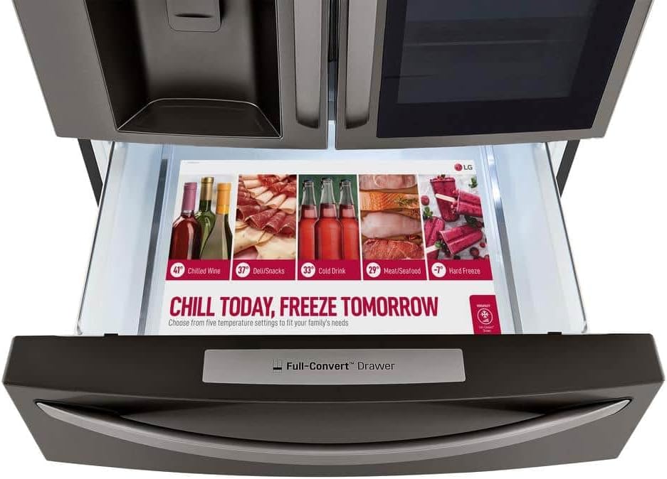 LG 23 cu. ft. Smart wi-fi Enabled InstaView™ Door-in-Door® Counter-Depth Refrigerator with Craft Ice™ Maker
