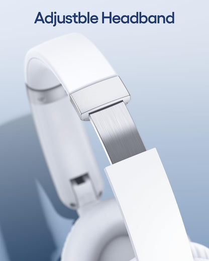 TAGRY Hybrid Active Noise Cancelling Headphones 100H Playtime Wireless Over Ear Bluetooth Headphone with Fast Charging Hi-Res Audio Comfort Earcups Headsets for Travel Home Office Phone PC Black