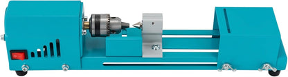 Mini Lathe Machine,Wood Lathe Milling Machine,Multi-Purpose Professional Wood Table Top Lathe Home DIY Grinder Tool for Punching, Engraving, Sanding, Cutting