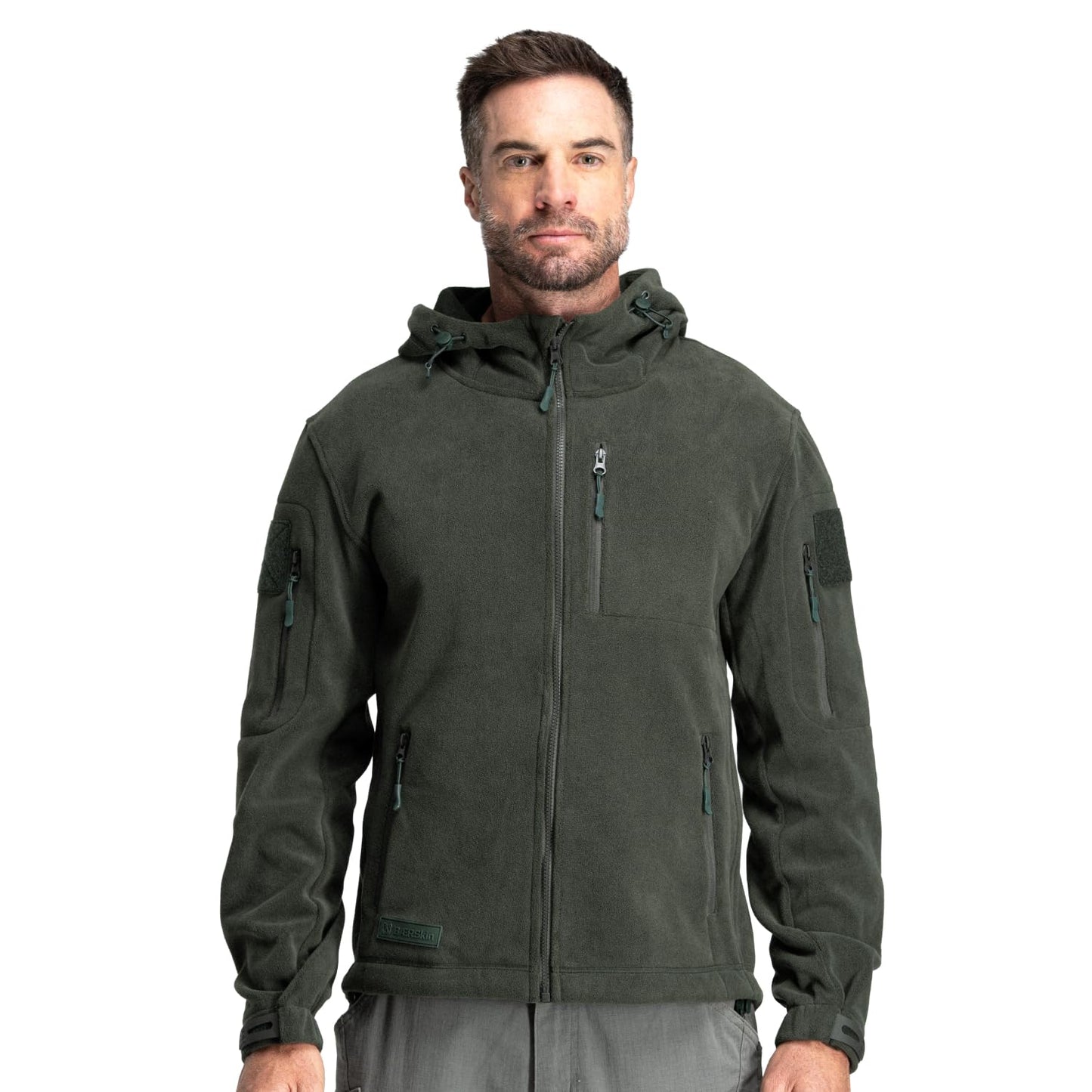 Baerskin Tactical Hoodie Jacket for Men 4.0 - Military Style Fleece Sweater for Cold, Rain, Wind or Snow