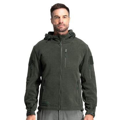 Baerskin Tactical Hoodie Jacket for Men 4.0 - Military Style Fleece Sweater for Cold, Rain, Wind or Snow