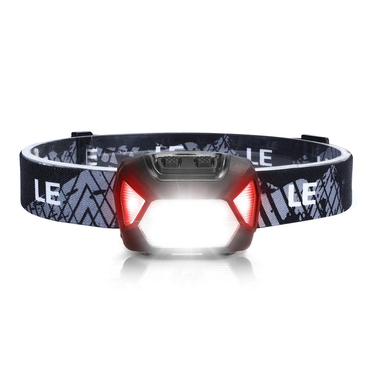 Lepro Headlamp Battery Powered Waterproof LED Headlight 2 Pack - Blue