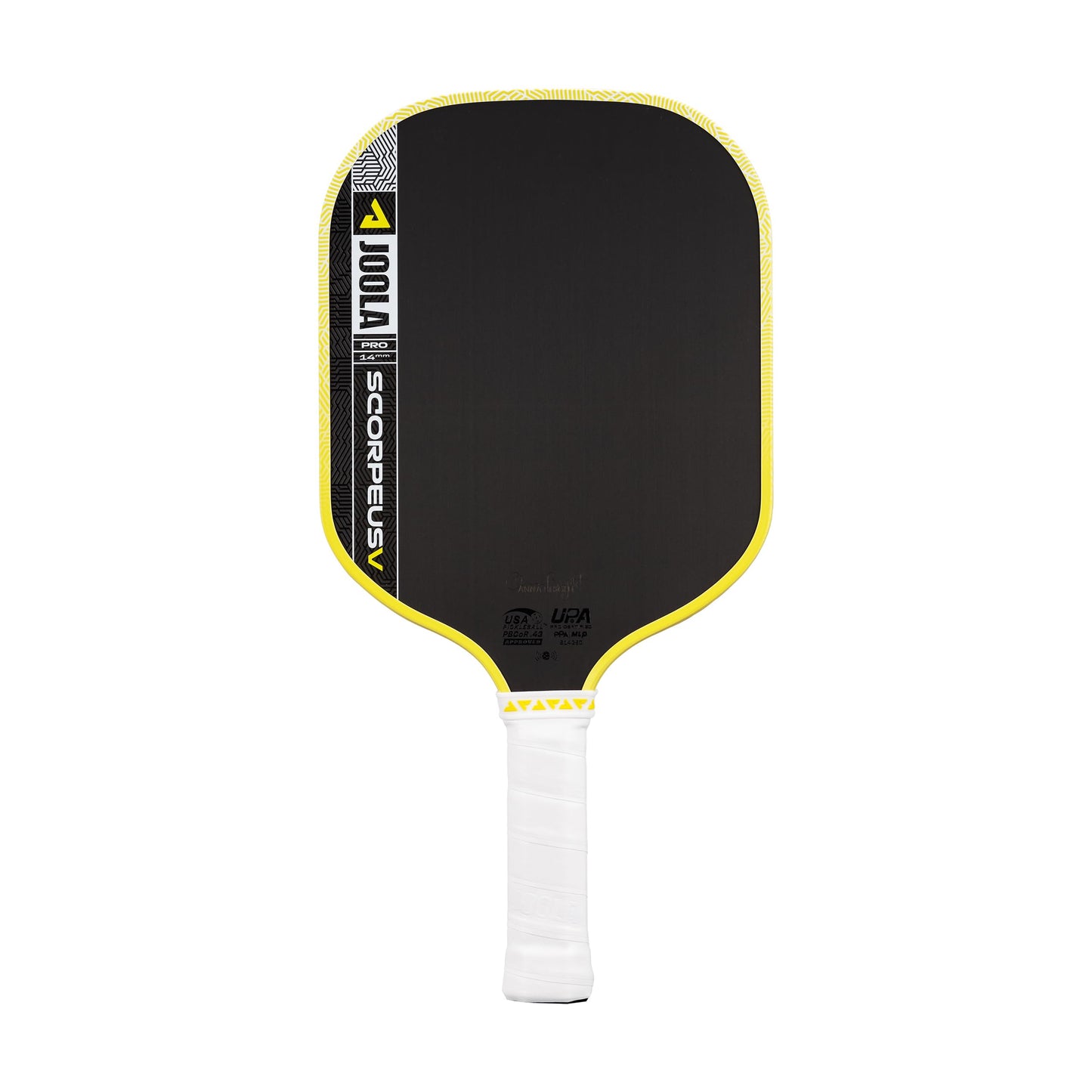 JOOLA Pro V Pickleball Paddle - 14mm/16mm - Raw Carbon Fiber Textured Surface - Enhanced Frame & Propulsion Core, USAPA & UPA-A Certified, NFC Chip Enabled, Premium Control & Lightweight Performance