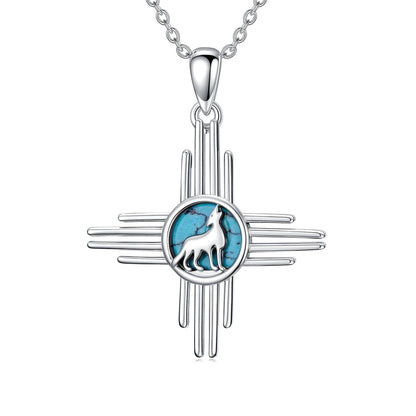 PROESS Sterling Silver Kokopelli Necklace Southwestern Jewelry Gifts for Men Women
