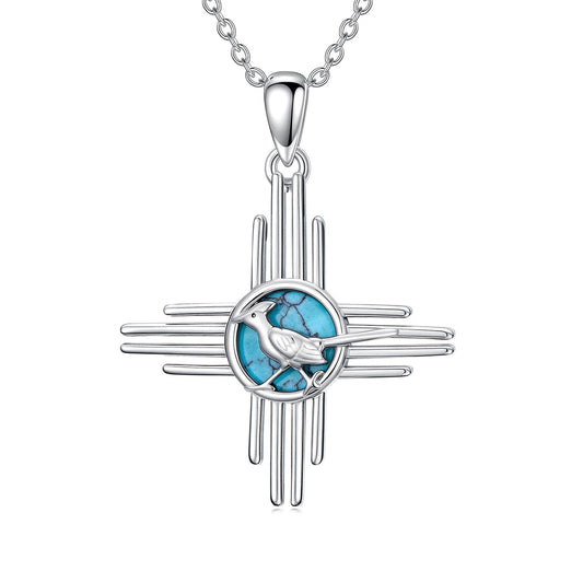 PROESS Sterling Silver Kokopelli Necklace Southwestern Jewelry Gifts for Men Women