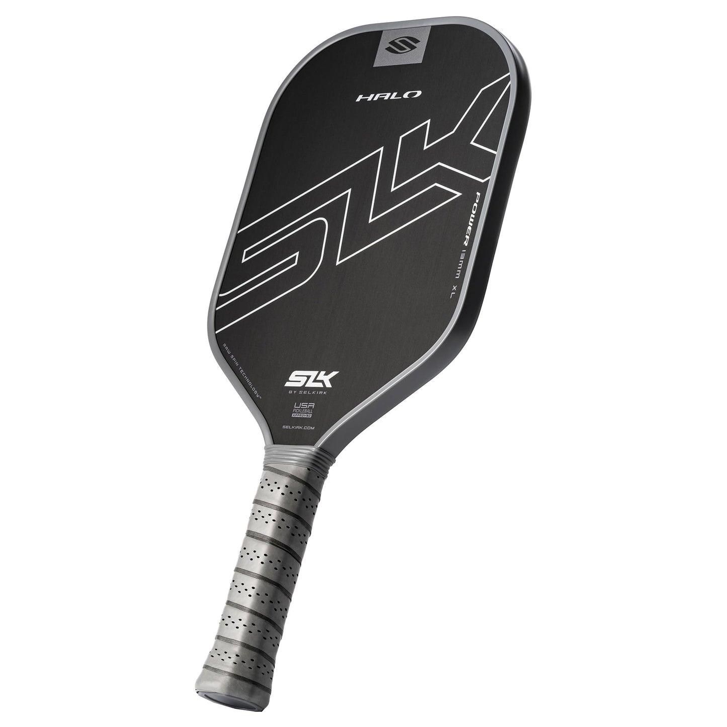 Selkirk Sport SLK Halo Raw Carbon Fiber Pickleball Paddle | Designed in The USA | Choose The T700 Raw Carbon Fiber Power, 18k Ultraweave Control, or Aramid Fiber Linkweave Thermoformed Pro