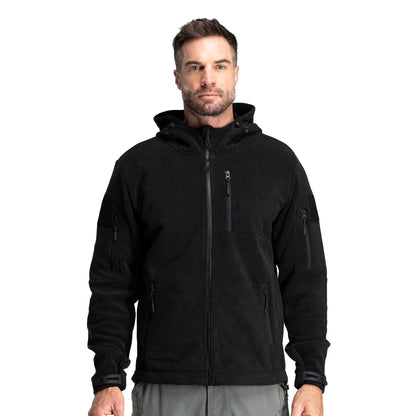 Baerskin Tactical Hoodie Jacket for Men 4.0 - Military Style Fleece Sweater for Cold, Rain, Wind or Snow