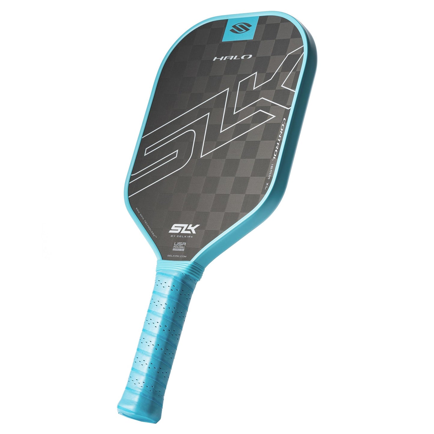 Selkirk Sport SLK Halo Raw Carbon Fiber Pickleball Paddle | Designed in The USA | Choose The T700 Raw Carbon Fiber Power, 18k Ultraweave Control, or Aramid Fiber Linkweave Thermoformed Pro