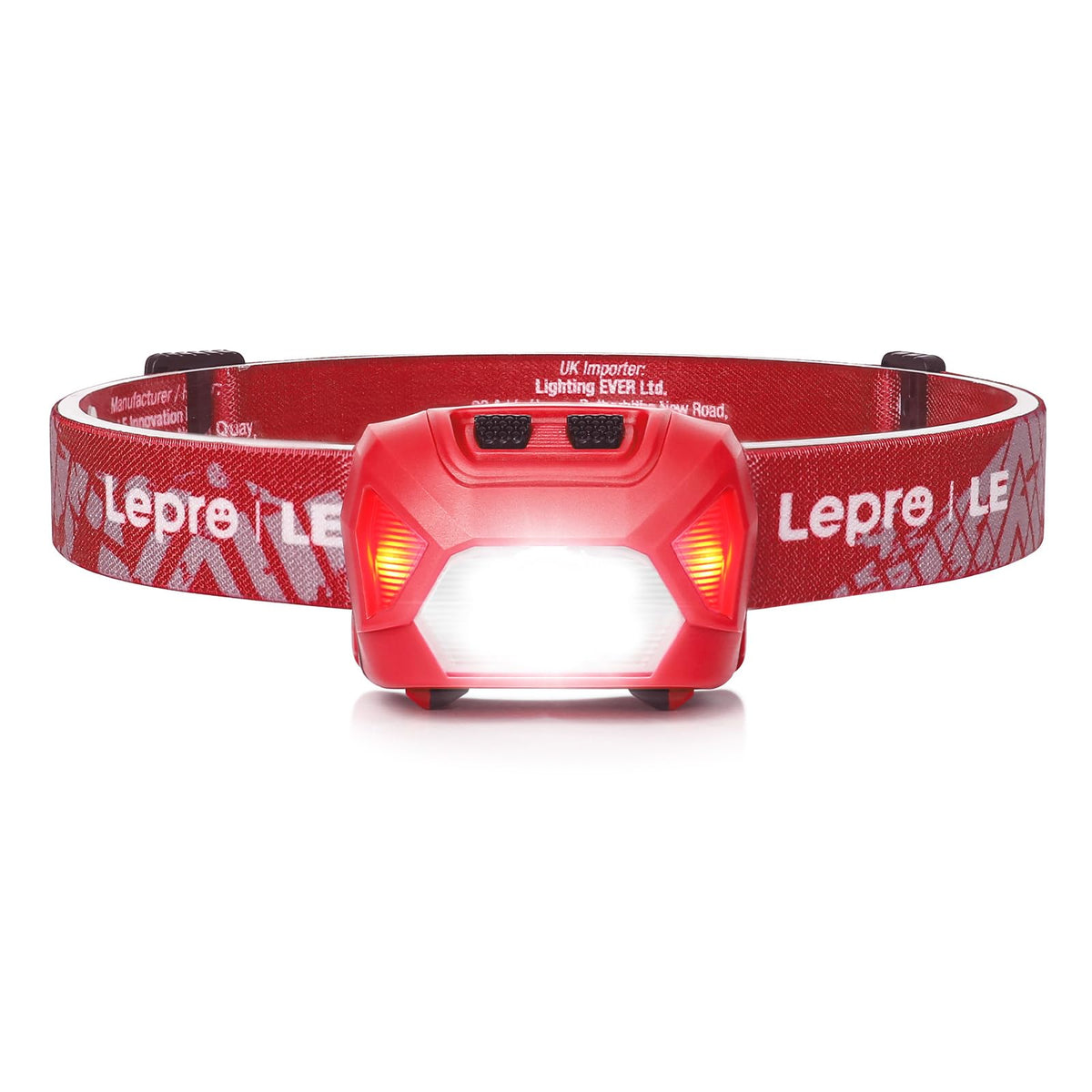 Lepro Headlamp Battery Powered Waterproof LED Headlight 2 Pack - Blue