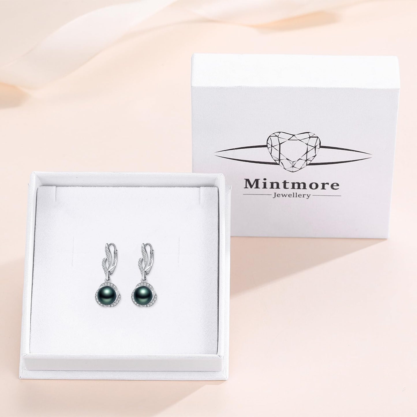 Dangle Earrings 925 Sterling Silver Leverback Earrings Birthday Gift Christmas Sterling Silver Jewelry for Women