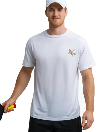 Pickleball Shirts for Men - UPF 50+ Quick Dry Performance Tee Short Sleeve T-Shirt for Pickleball Players