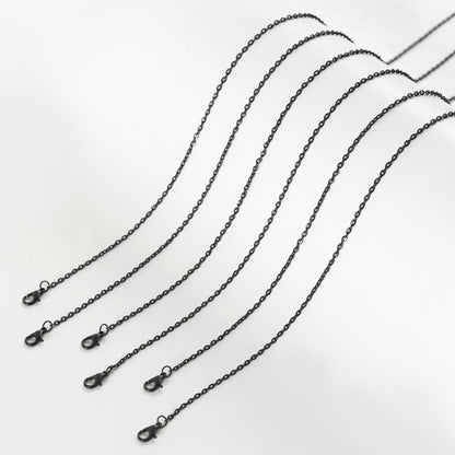 Lemonkey 24 Pack Necklace Chains Bulk,Gold and Silver Plated DIY Cable Link Chains for Jewelry Making 18 Inches