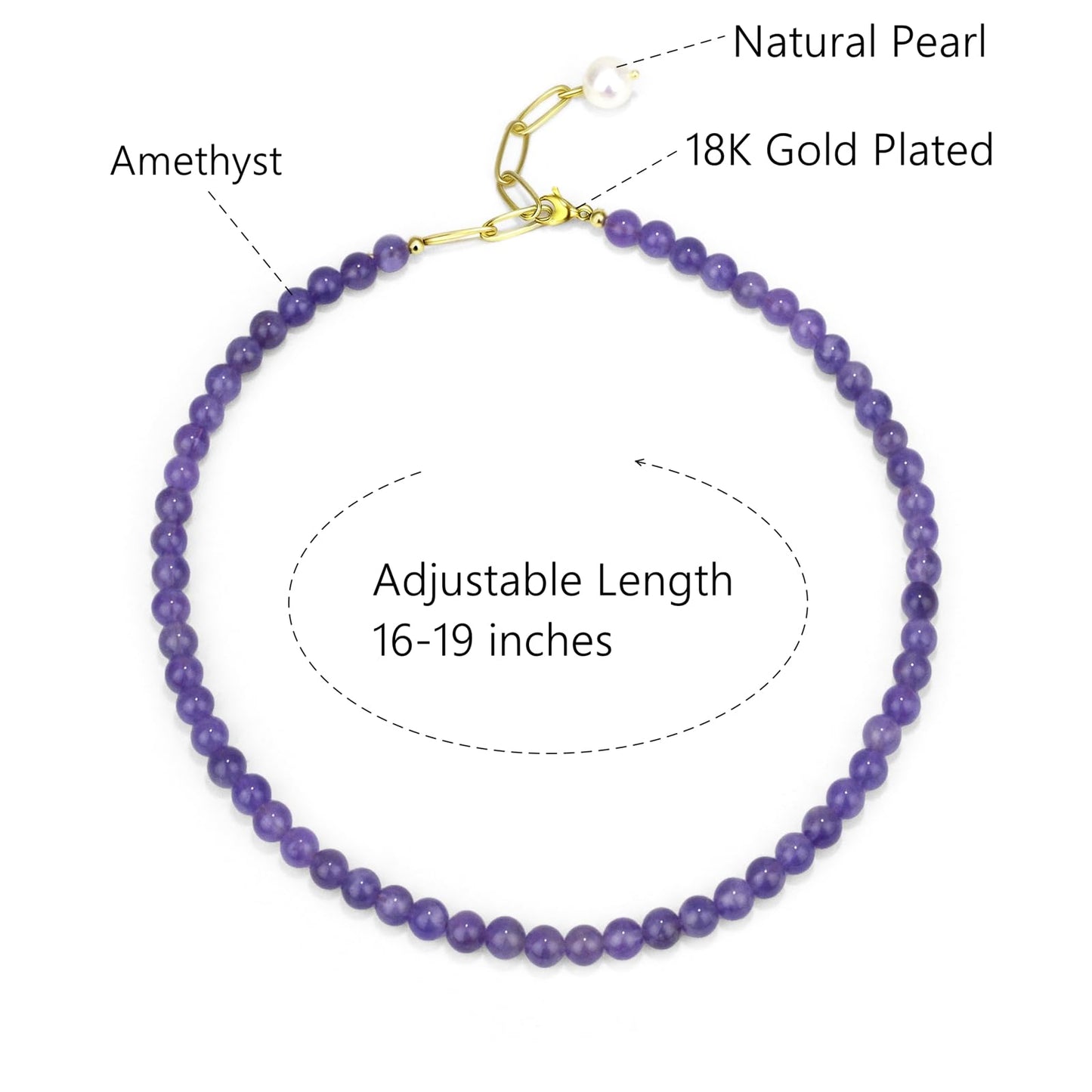 Green Aventurine Jade Necklace, Green Choker Necklace Healing Crystal Necklace with Pearl for Women, Handmade Necklaces Spiritual Jewelry for Women.