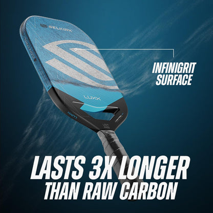 Selkirk Sport LUXX Control Pickleball Paddles | Carbon Fiber Pickleball Paddle with Polypropylene X7 Core | InfiniGrit Surface Technology