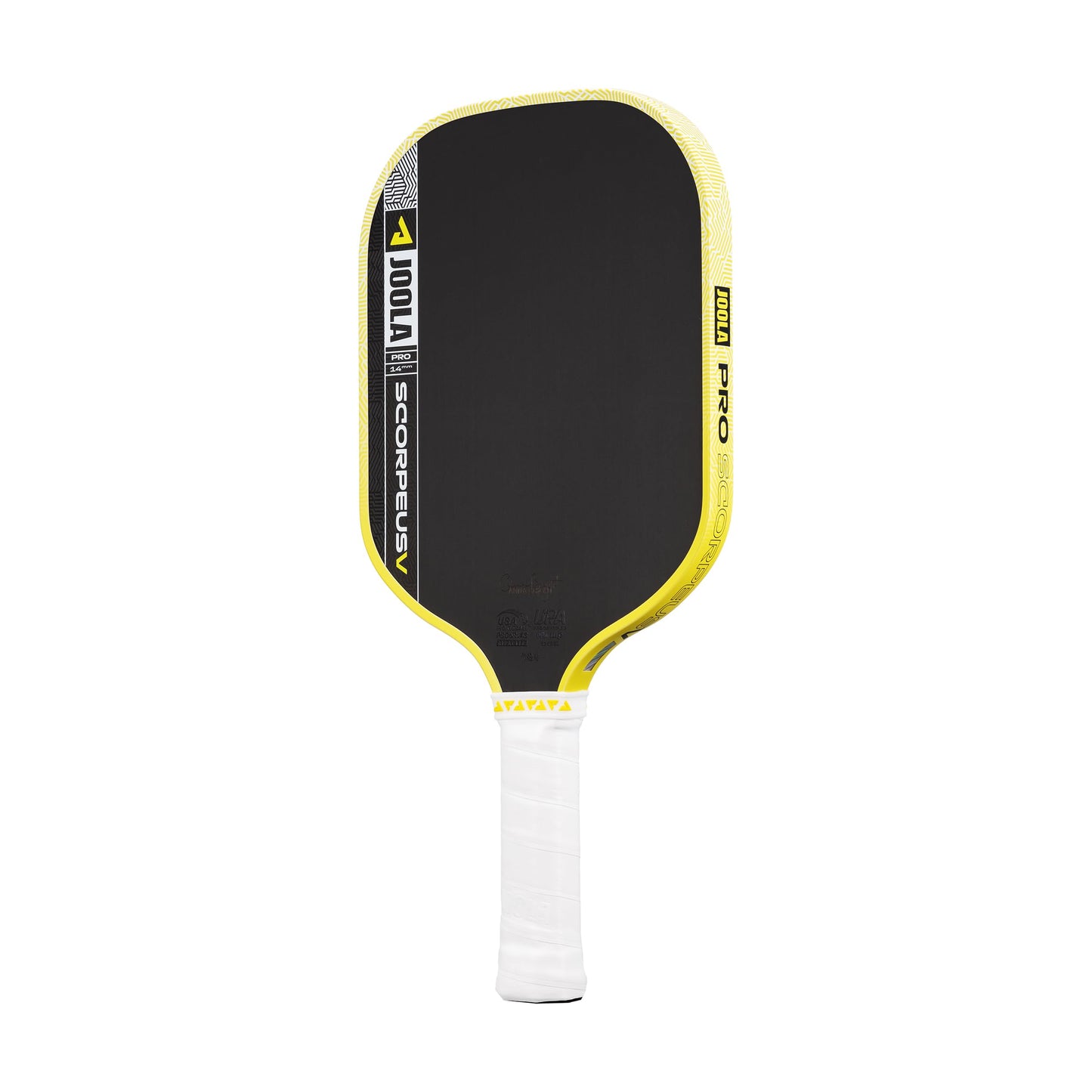 JOOLA Pro V Pickleball Paddle - 14mm/16mm - Raw Carbon Fiber Textured Surface - Enhanced Frame & Propulsion Core, USAPA & UPA-A Certified, NFC Chip Enabled, Premium Control & Lightweight Performance