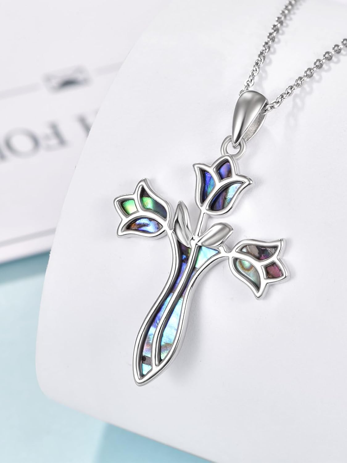 Dreamboat Cross Necklace for Womens Sterling Silver Cross Pendant Christian Necklace Confirmation Gifts Faith Religious Jewelry