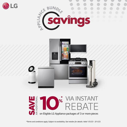 LG 23 cu. ft. Smart wi-fi Enabled InstaView™ Door-in-Door® Counter-Depth Refrigerator with Craft Ice™ Maker