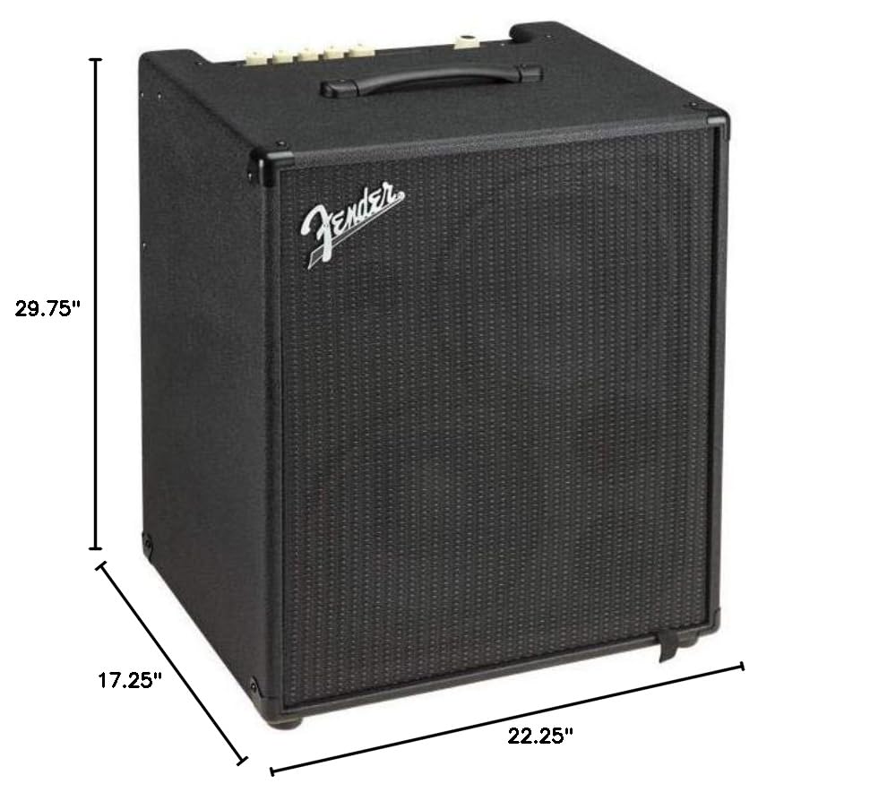 Fender Rumble 40 V3 Bass Amp for Bass Guitar, 40 Watts, with 2-Year Warranty Speaker, with Overdrive Circuit and Mid-Scoop Contour Switch