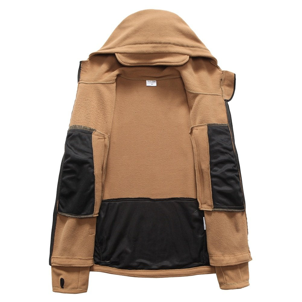 ReFire Gear Men's Warm Military Tactical Sport Fleece Hoodie Jacket