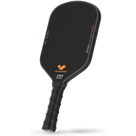 JOJOLEMON Pickleball Paddles, Carbon Fiber Pickleball Paddle with a 16mm Shark Power Polymer Core, The Pickleball Rackets Designed for Ultimate Spin & Consistency