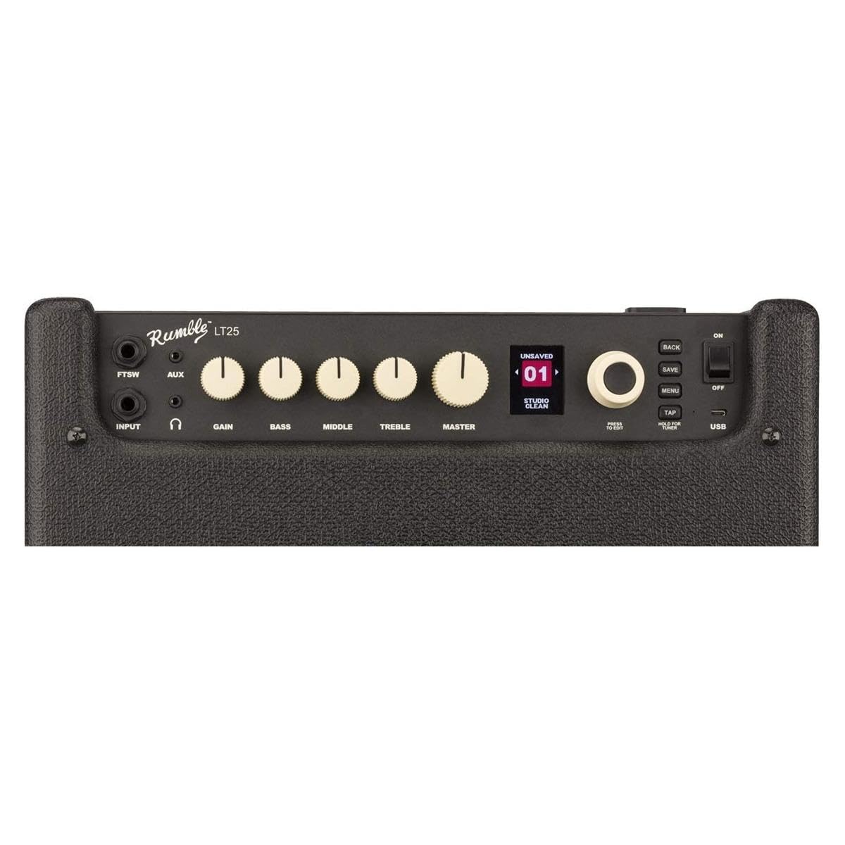 Fender Rumble 40 V3 Bass Amp for Bass Guitar, 40 Watts, with 2-Year Warranty Speaker, with Overdrive Circuit and Mid-Scoop Contour Switch