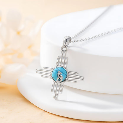 PROESS Sterling Silver Kokopelli Necklace Southwestern Jewelry Gifts for Men Women